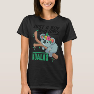 T-shirt Juste un garçon qui aime Koalas Funny Koala Ours L
