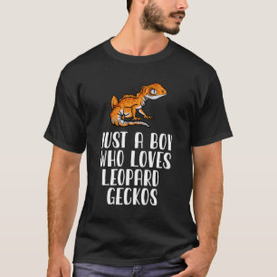 T-shirt Juste Un Garçon Qui Aime Le Léopard Geckos