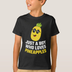 T-shirt Juste un garçon qui aime les ananas