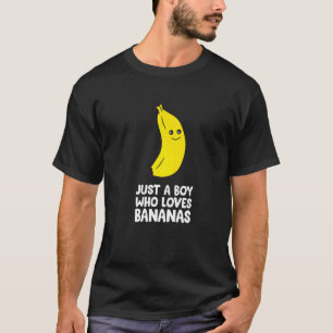 T-shirt Juste un garçon qui aime les bananes