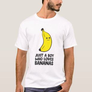 T-shirt Juste Un Garçon Qui Aime Les Bananes
