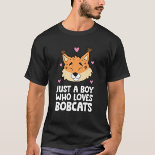 T-shirt Juste Un Garçon Qui Aime Les Bobcats