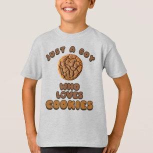 T-shirt Juste un garçon qui aime les cookies