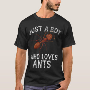 T-shirt Juste Un Garçon Qui Aime Les Fourmis