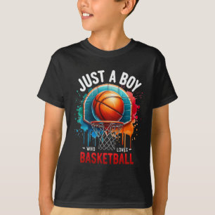 T-shirt Juste un garçon qui aime les garçons de sport drôl