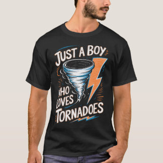 T-shirt Juste Un Garçon Qui Aime Les Garçons Tornade Météo