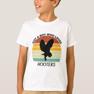 T-shirt Juste un garçon qui aime les hooters