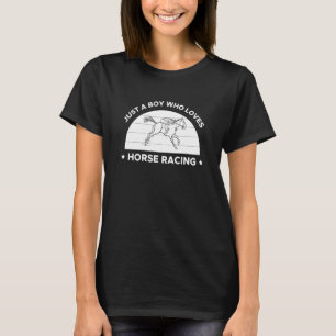 T-shirt Juste un garçon qui aime les paris sur les courses