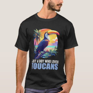 T-shirt Juste un garçon qui aime les toucans. Toucans Touc