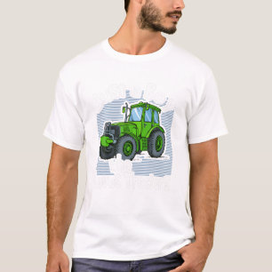 T-shirt Juste Un Garçon Qui Aime Les Tracteurs À La Ferme