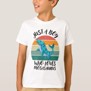 T-shirt Juste un garçon qui aime Mosasaurus 2026,