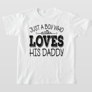 T-shirt Juste Un Garçon Qui Aime Sa Fête D'Anniversaire De