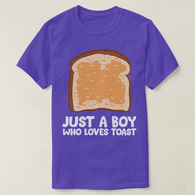 T-shirt Juste Un Garçon Qui Aime Toast (Design devant)