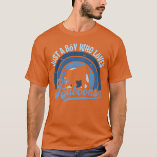 T-shirt Juste un garçon qui aime un babouin garçon du couc