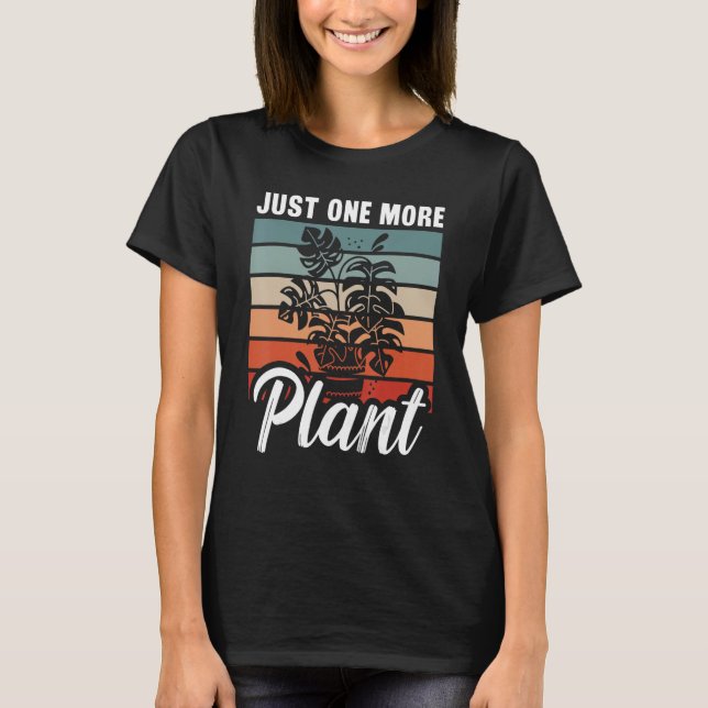 T-shirt Juste Un Gardener De Hobby Plante De Plus (Devant)