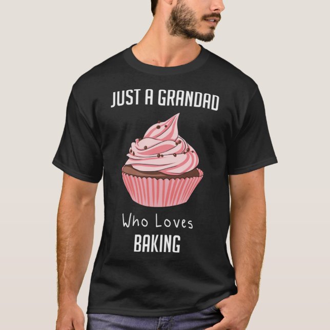 T-shirt Juste Un Grand-Père Qui Aime Faire La Cuisine (Devant)