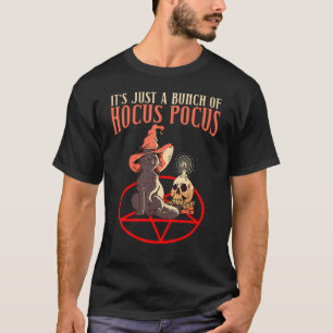 T-shirt Juste Un Groupe De Hocus Pocus Le Diable Caractéri