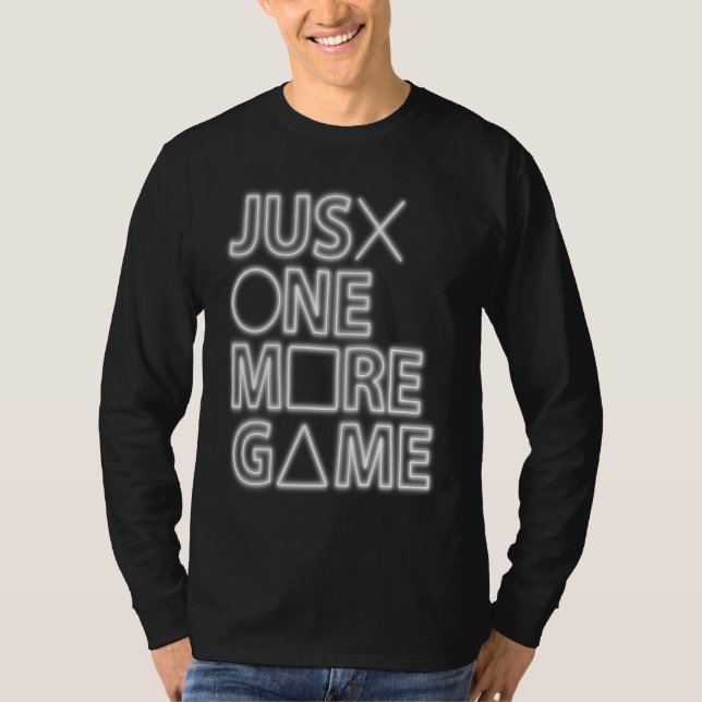 T-shirt Juste un jeu de plus  manette de console pour joue (Devant)