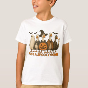 T-shirt Juste un joyeux Halloween de Spooky Goose pour gar