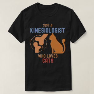T-shirt Juste un Kinesiologiste qui aime les chats