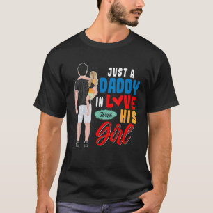 T-shirt Juste Un Papa Aime Sa Fille Papa Fille Famille