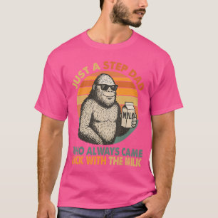 T-shirt Juste un papa de substitution qui est toujours rev