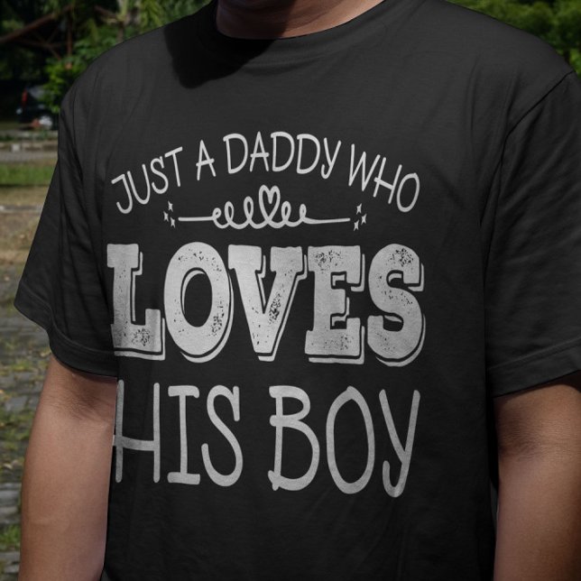 T-shirt Juste Un Papa Qui Aime Son Garçon Fête des pères m (Créateur téléchargé)