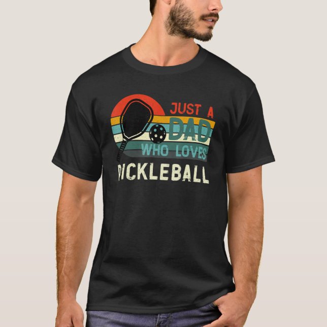 T-shirt Juste Un Père Qui Aime Pickleball Fête des pères P (Devant)