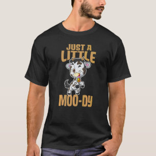 T-shirt Juste un peu Moo Dy animal mignon Vache 5