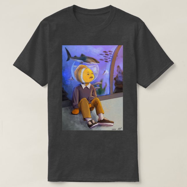 T-shirt Juste un poisson (Design devant)