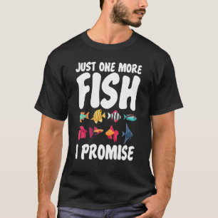 T-shirt Juste un poisson de plus, je le promets Gag Aquari