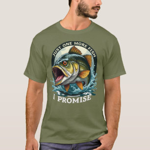 T-shirt Juste Un Poisson De Plus Je Promets Drôle Pêche
