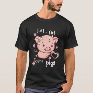 T-shirt Juste un propriétaire qui aime les cochons les coc