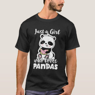T-shirt Juste Un Qui Aime L'Animal Panda
