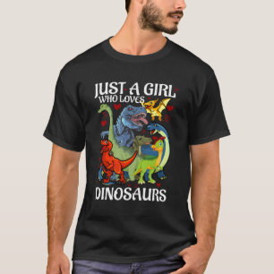 T-shirt Juste Un Qui Aime Les Dinosaures