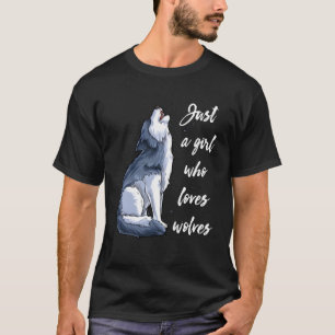 T-shirt Juste Un Qui Aime Les Loups Wolf S