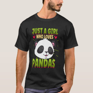 T-shirt Juste Un Qui Aime Pandas Panda