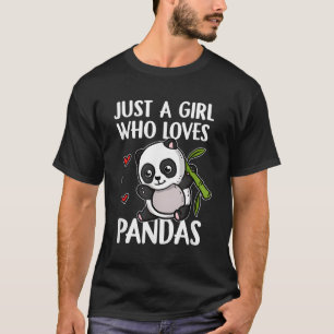 T-shirt Juste Un Qui Aime Pandas Panda Bear Panda