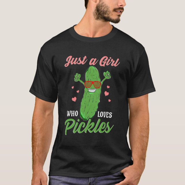 T-shirt Juste Un Qui Aime Pickles Pickle Py (Devant)