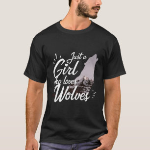 T-shirt Juste un qui aime Wolves Wolf