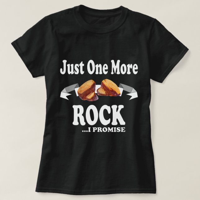 T-shirt Juste un Rocher de plus Je Promets Géologue Géolog (Design devant)