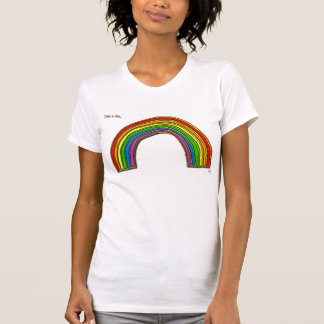 T-shirt Juste un singulet d'arc-en-ciel de peu…