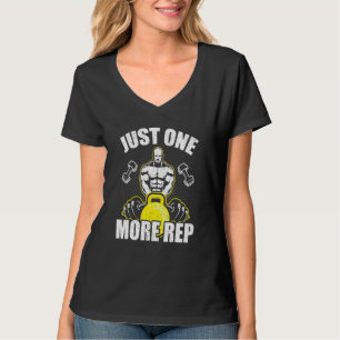 T-shirt Juste Une Autre Rep Bodybuilding Travail De Poids