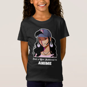 T-Shirt Juste une fille accro à l'alcool