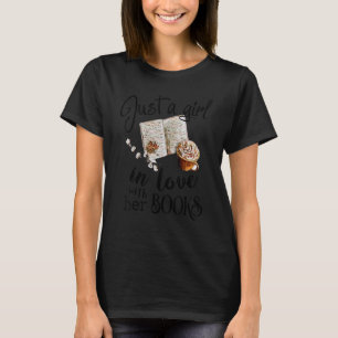 T-shirt Juste Une Fille Amoureuse De Son Livre Bookworm Li