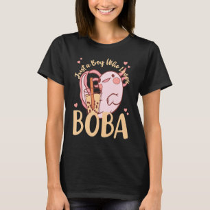 T-shirt Juste une fille Axolotl Boba bulle