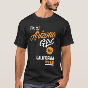 T-shirt Juste une fille de l'Arizona