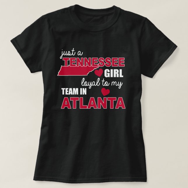 T-shirt Juste une fille du Tennessee (Design devant)