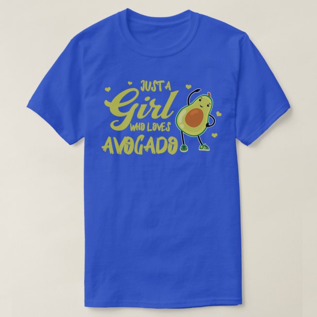 T-shirt Juste une fille qui aime Avocado 13 (Design devant)