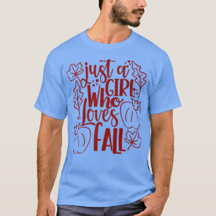 T-shirt Juste Une Fille Qui Aime Chute Citrouille Épice Ép